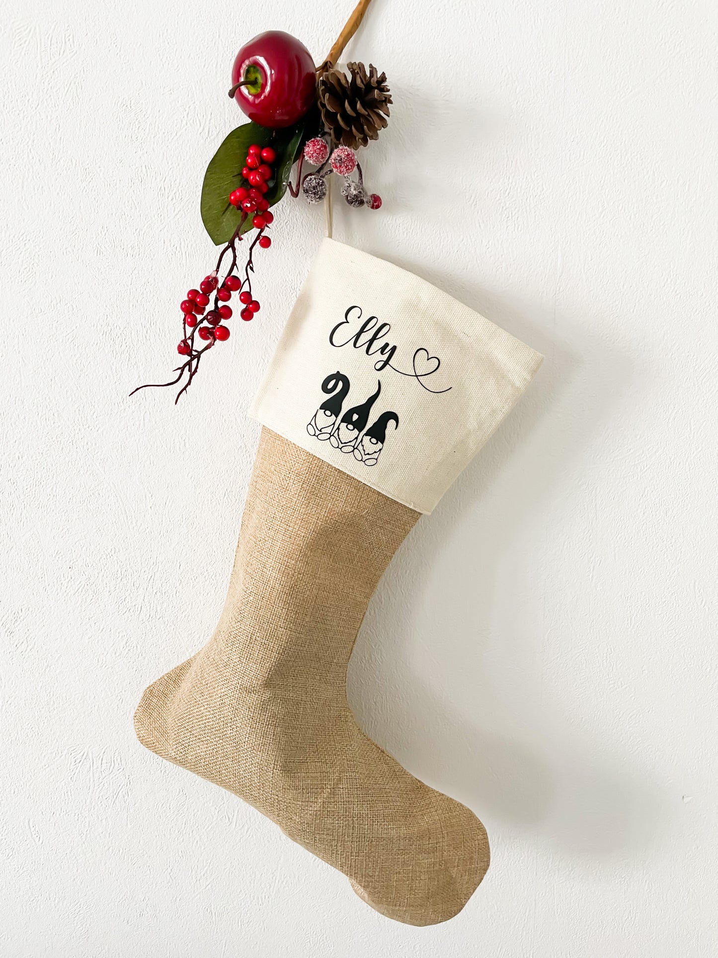 Personalisierter Weihnachtsstrumpf I Nikolausgeschenk