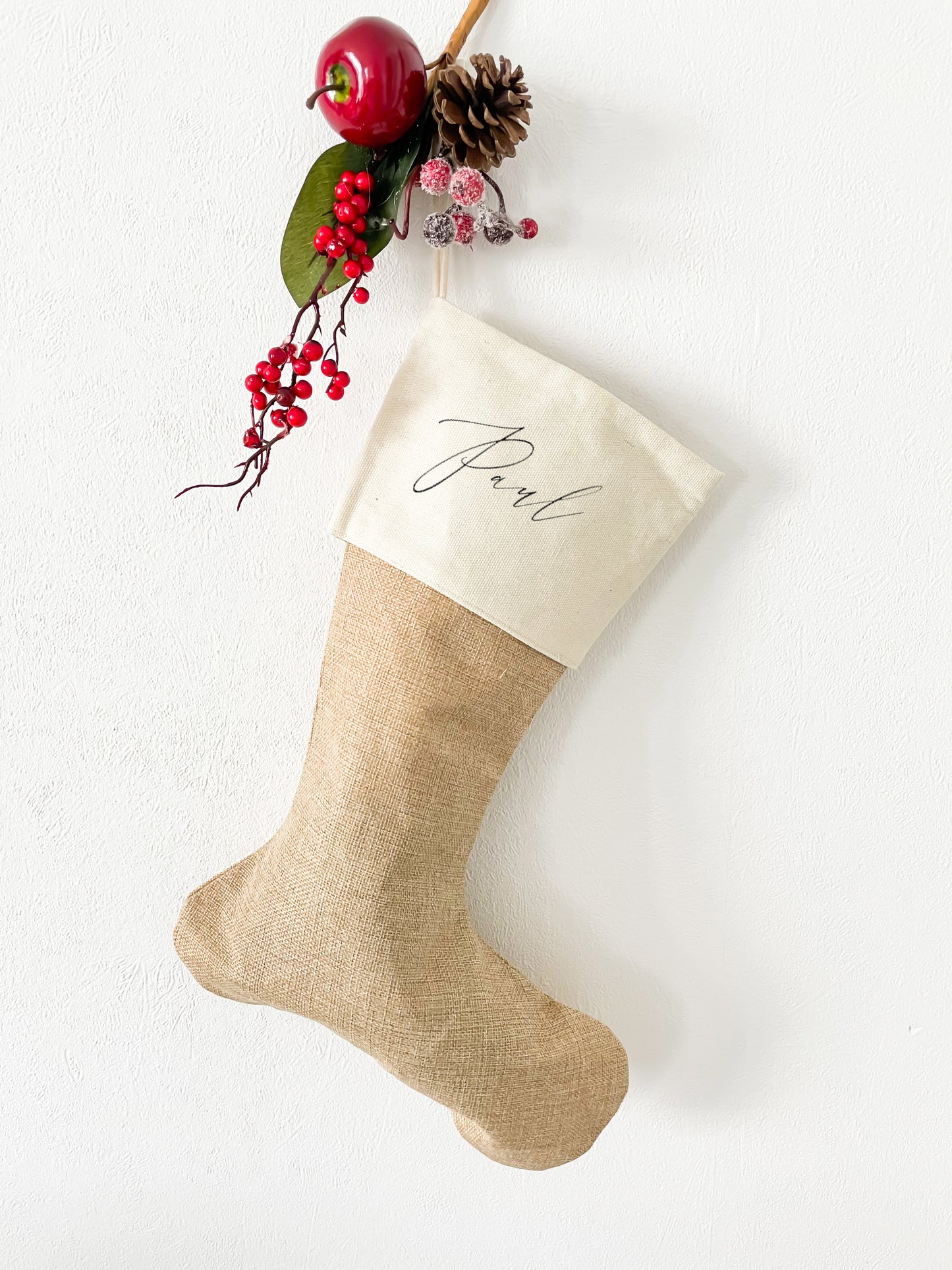 Personalisierter Weihnachtsstrumpf I Nikolausgeschenk