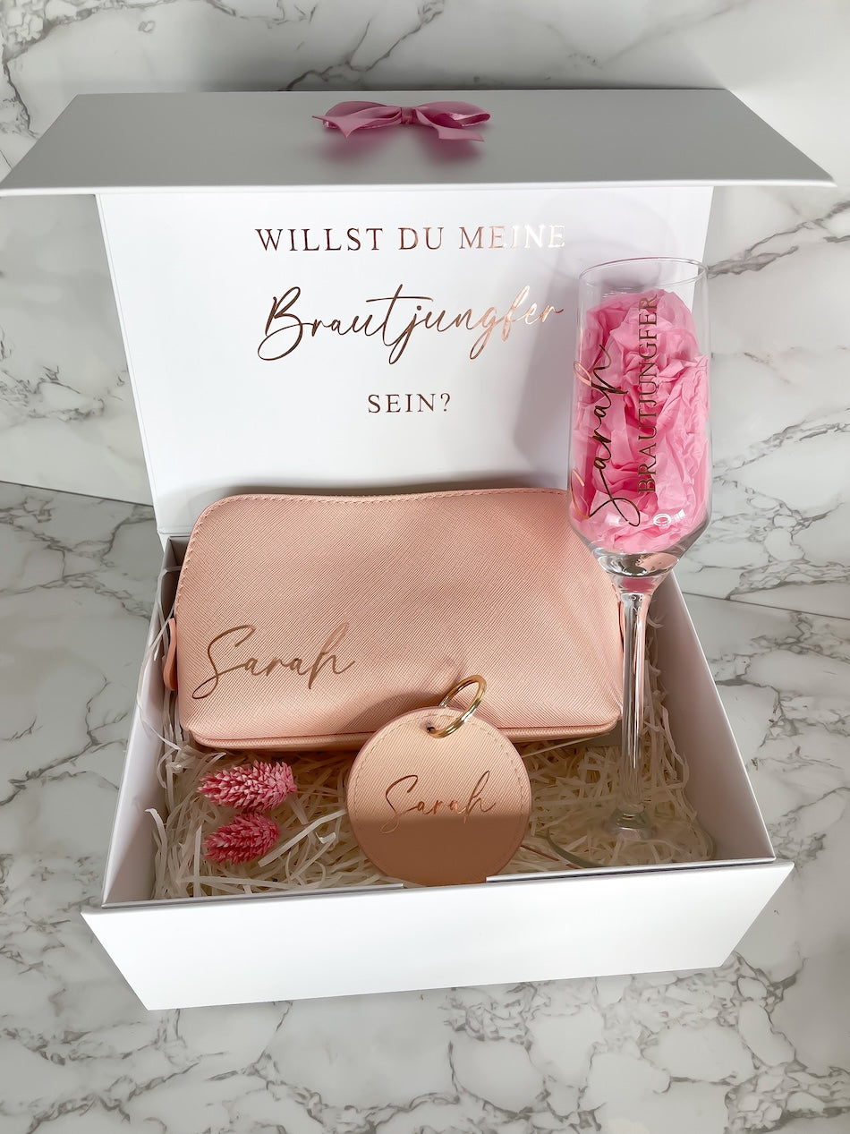 Geschenk Brautjungfer, Geschenkbox