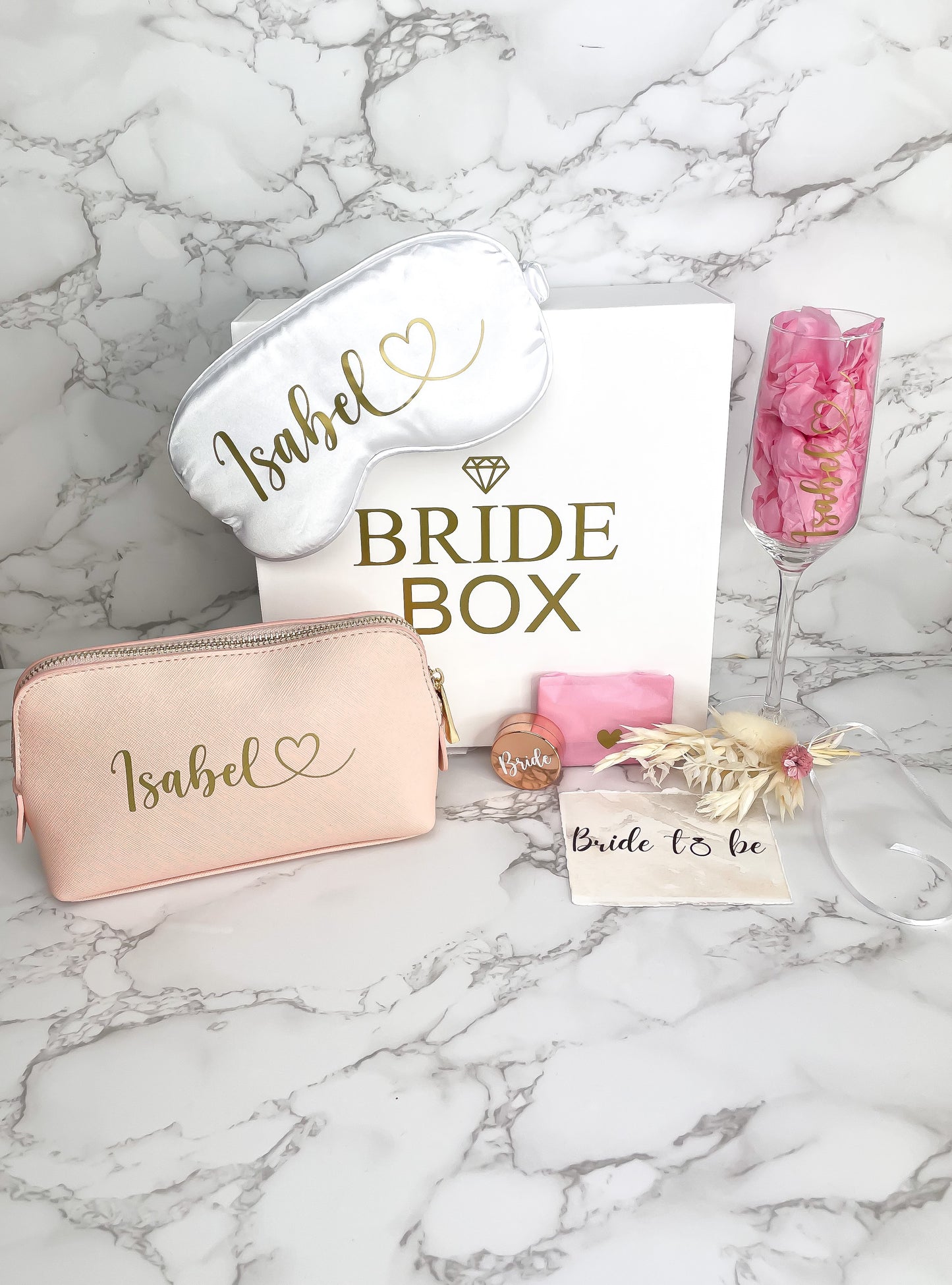 BRIDE TO BE BOX I Personalisierte Geschenkbox für die Braut