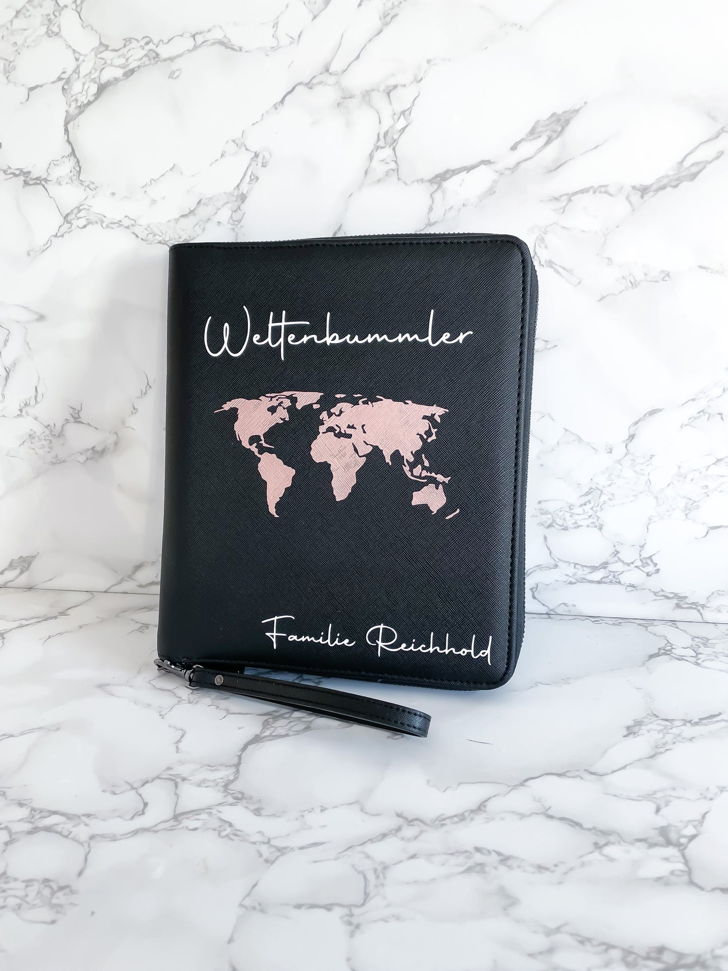 Personalisierter Premium Organizer / Reiseetui / Reiseunterlagen