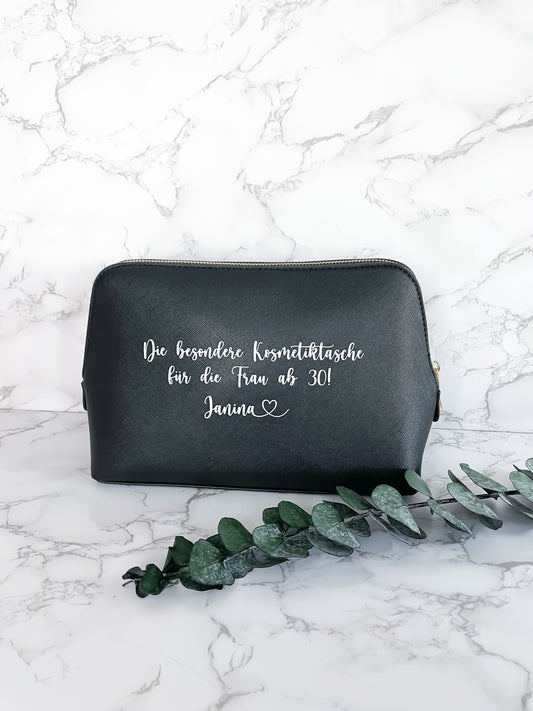 Geschenkidee zum 30. Geburtstag I XXL Kosmetiktasche für die Frau ab 30