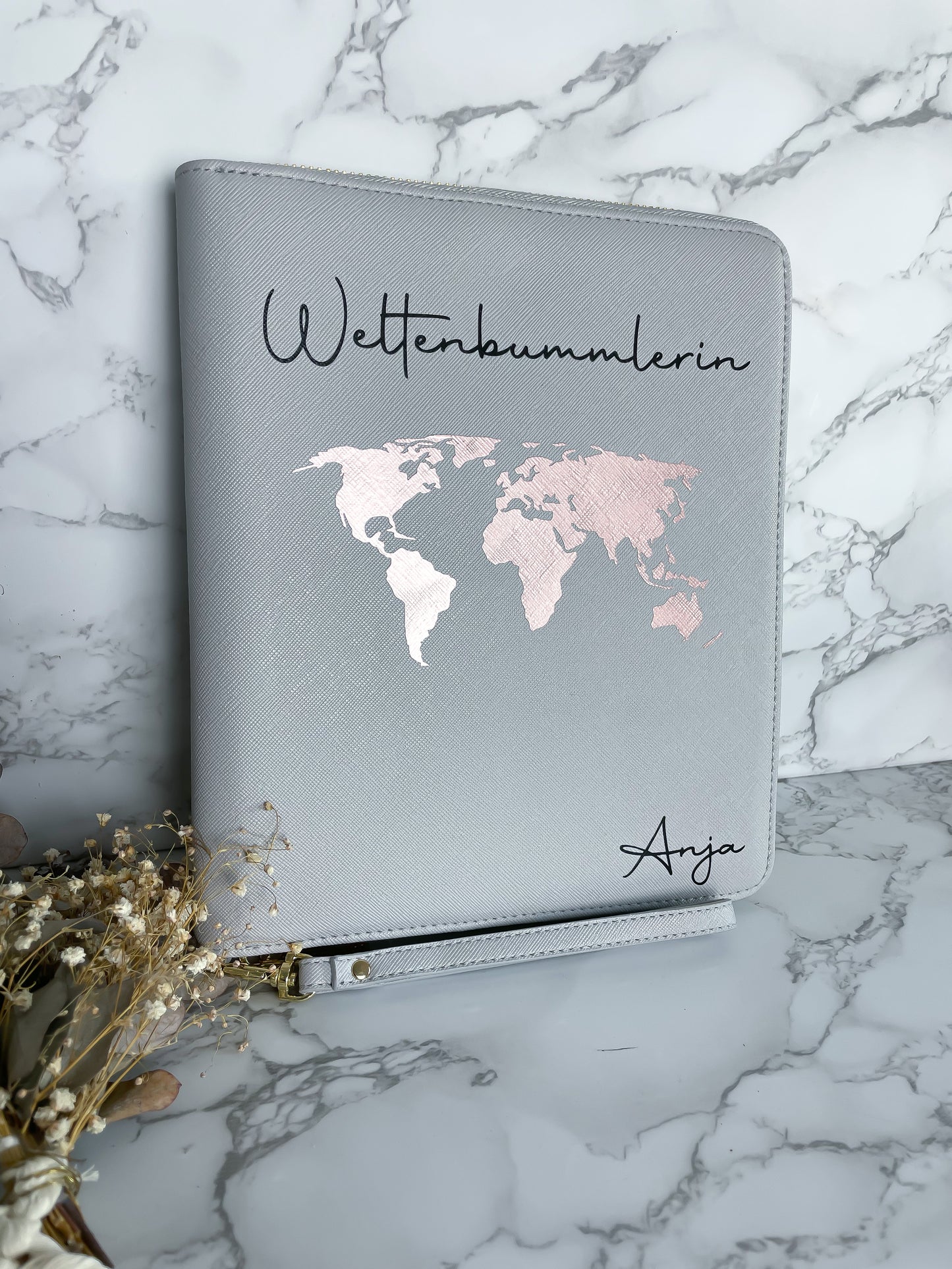 Personalisierter Premium Organizer / Reiseetui / Reiseunterlagen