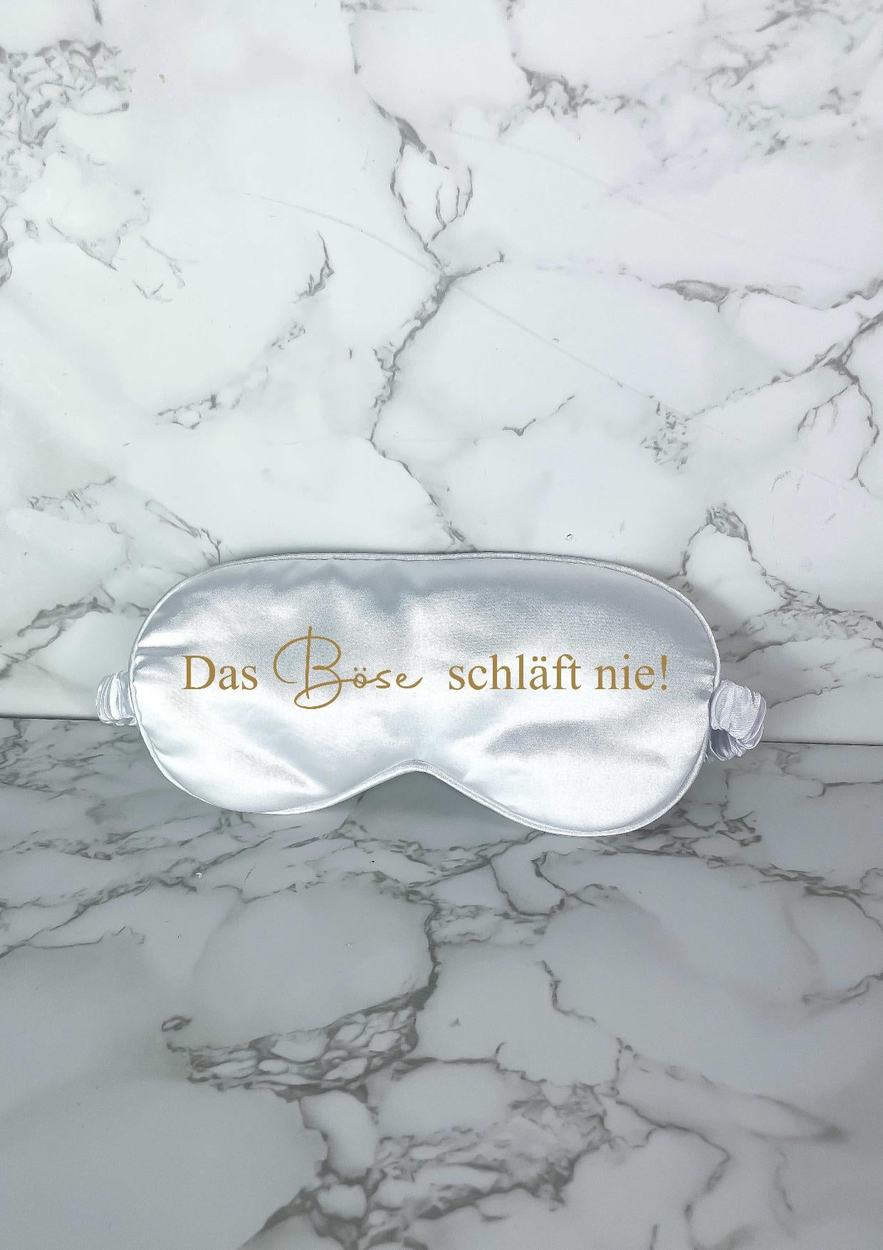 Personalisierte Schlafmasken - Das Böse schläft nie!