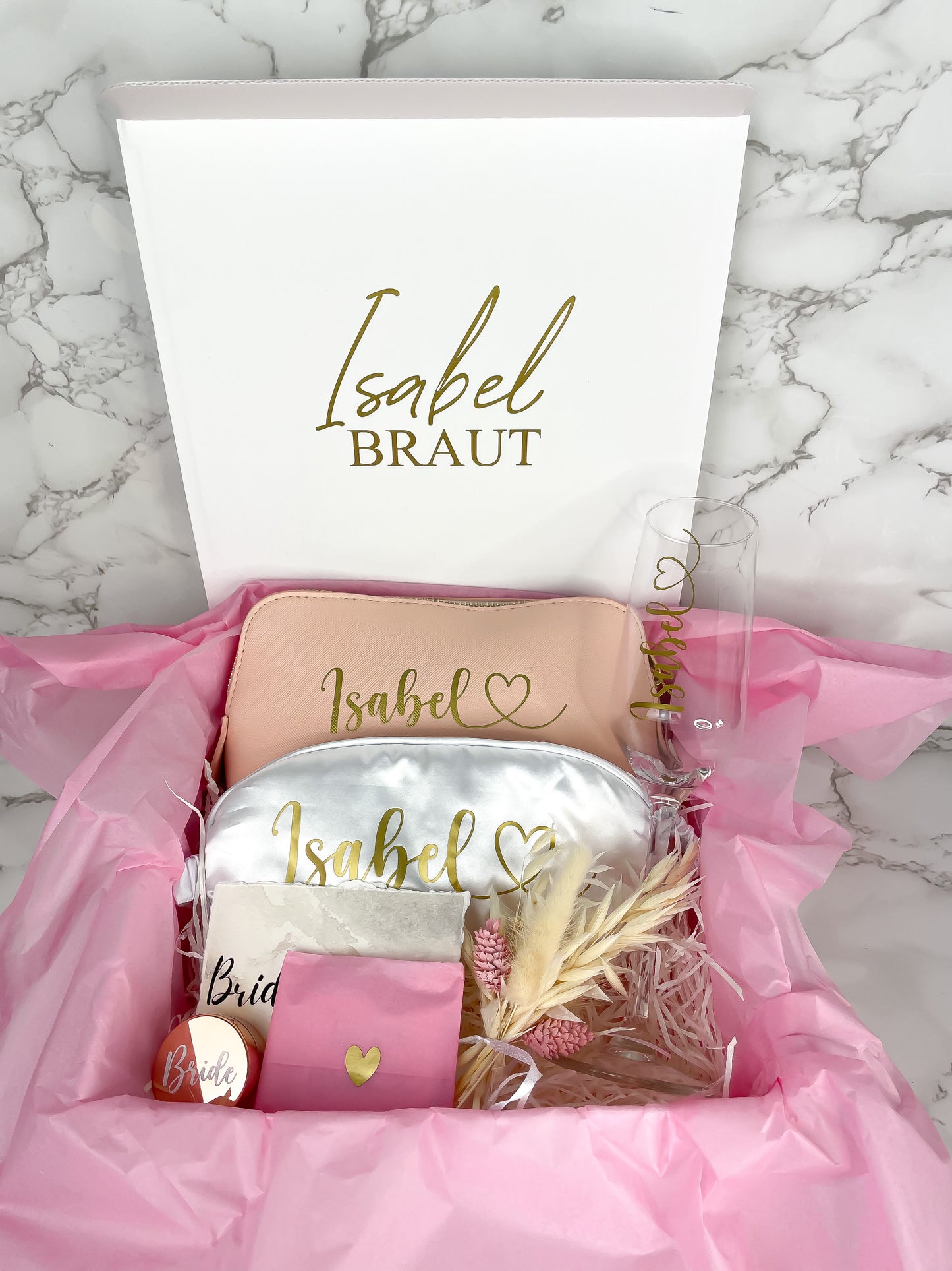 BRIDE TO BE BOX I Personalisierte Geschenkbox für die Braut