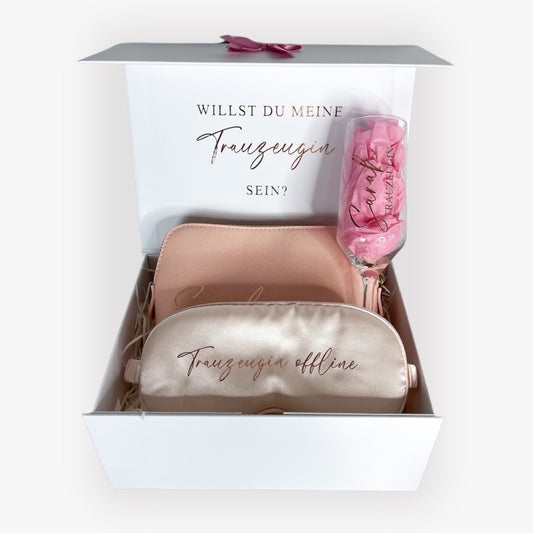 Personalisierte Geschenkbox für die Trauzeugin