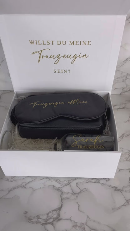 Personalisierte Geschenkbox für die Trauzeugin