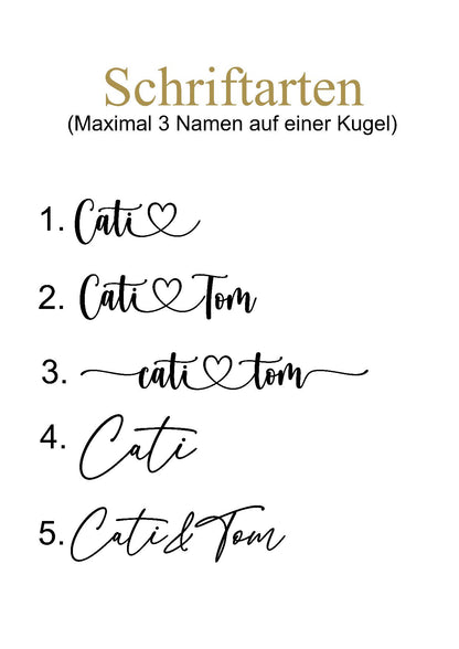 Verschiedene Schriftarten