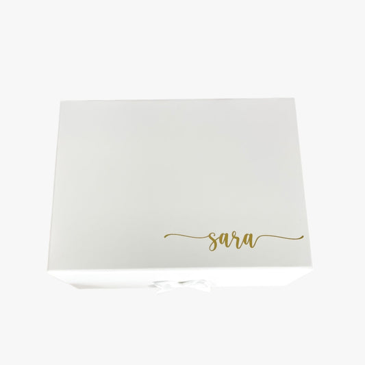 Trauzeugin Geschenkbox zum Selbstbefüllen – personalisiert und unbefüllt 