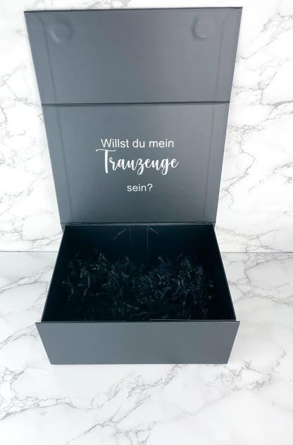 Geschenkbox für den Trauzeugen I Trauzeugen fragen I Geschenkbox zum selber befüllen