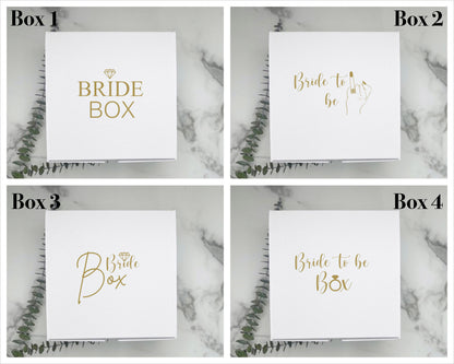 BRIDE TO BE BOX I Personalisierte Geschenkbox für die Braut