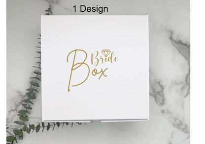 BRIDE TO BE BOX I Personalisierte Geschenkbox für die Braut zum selber befüllen