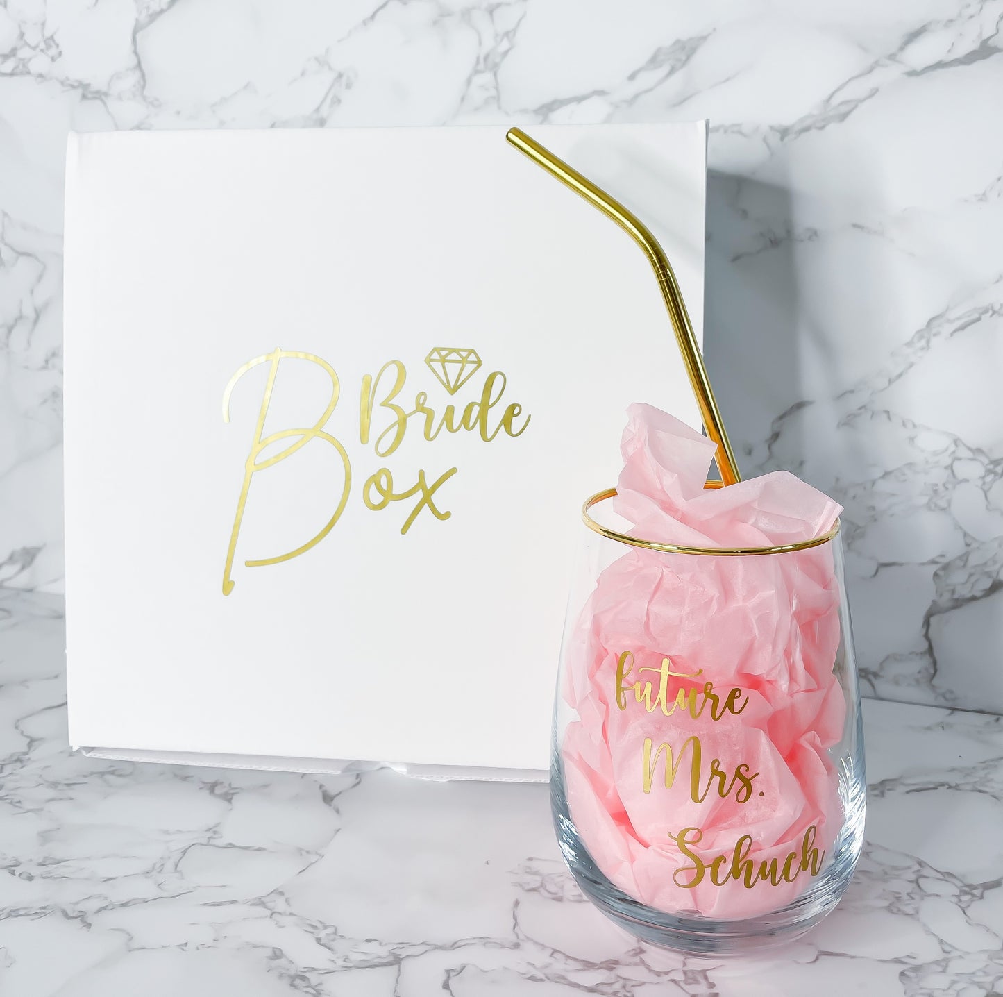 BRIDE TO BE BOX I Personalisierte Geschenkbox für die Braut zum selber befüllen